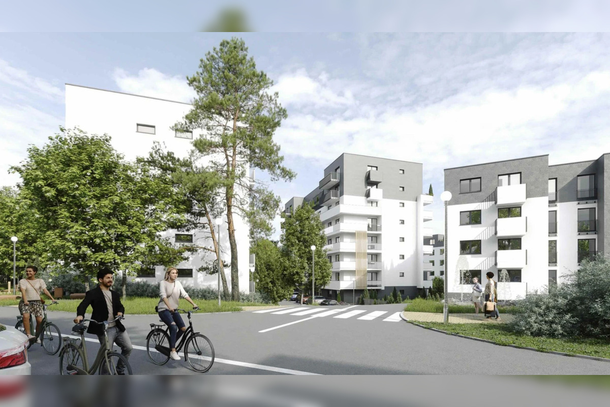 FOTO: V Bystrici vyrastie nový obytný komplex, prinesie 194 bytov a 17 domov, foto 1