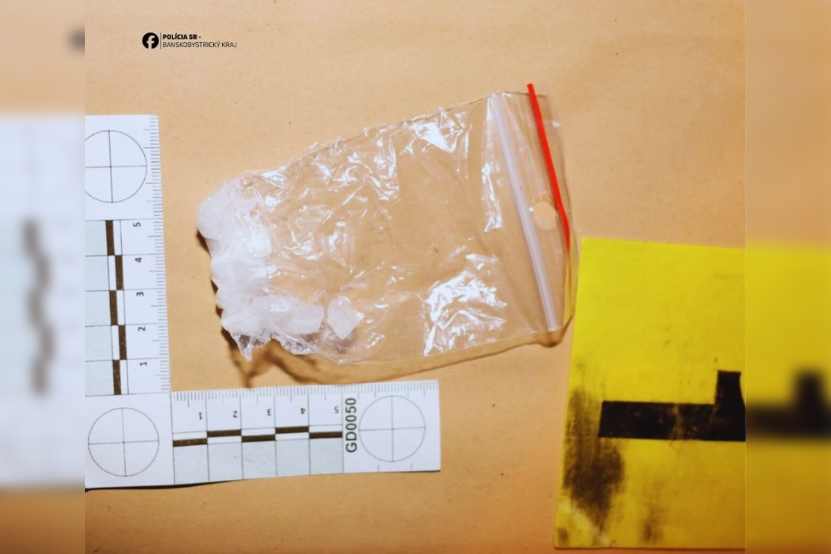 FOTO: Protidrogový zásah na ceste pri Žiari nad Hronom, foto 2