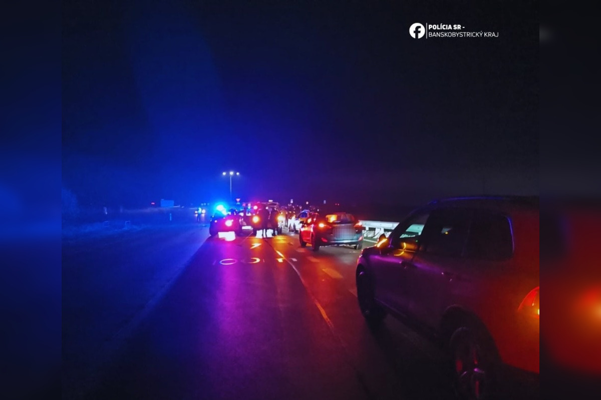 FOTO: Protidrogový zásah na ceste pri Žiari nad Hronom, foto 5