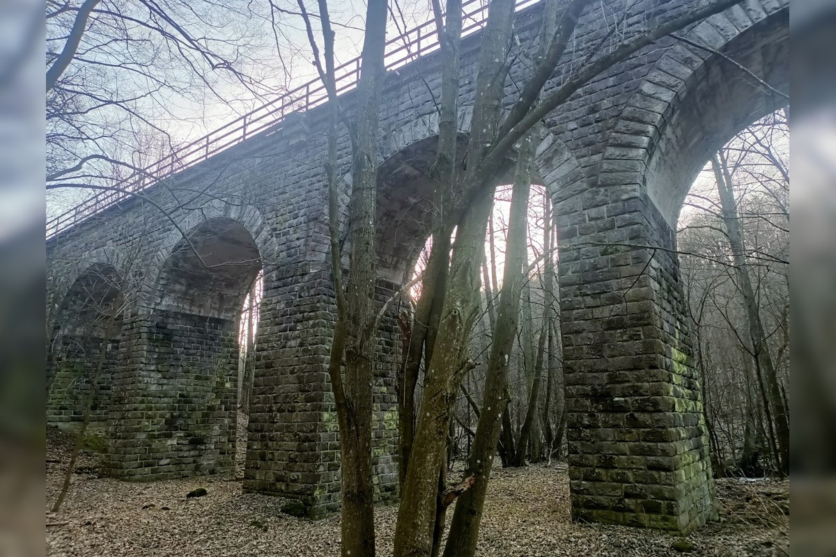 FOTO: Krupinský viadukt láka turistov, foto 1