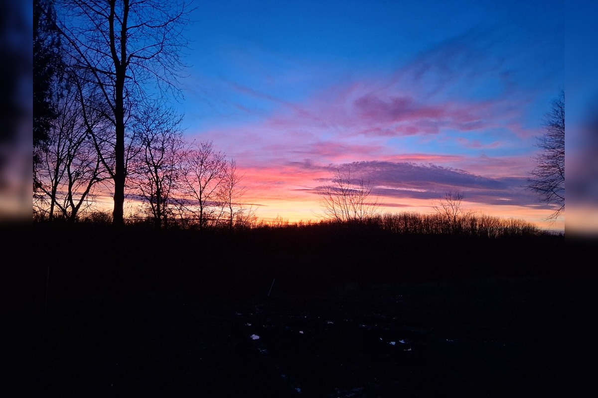 FOTO: Zvolen v ružových farbách, západ slnka nadchol obyvateľov, foto 2