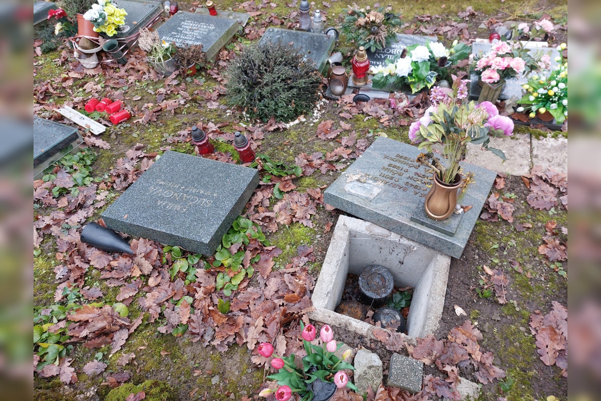 FOTO: Bystričanom sa nepáči, v akom stave je urnový háj či cintorín v Kremničke, , foto 5
