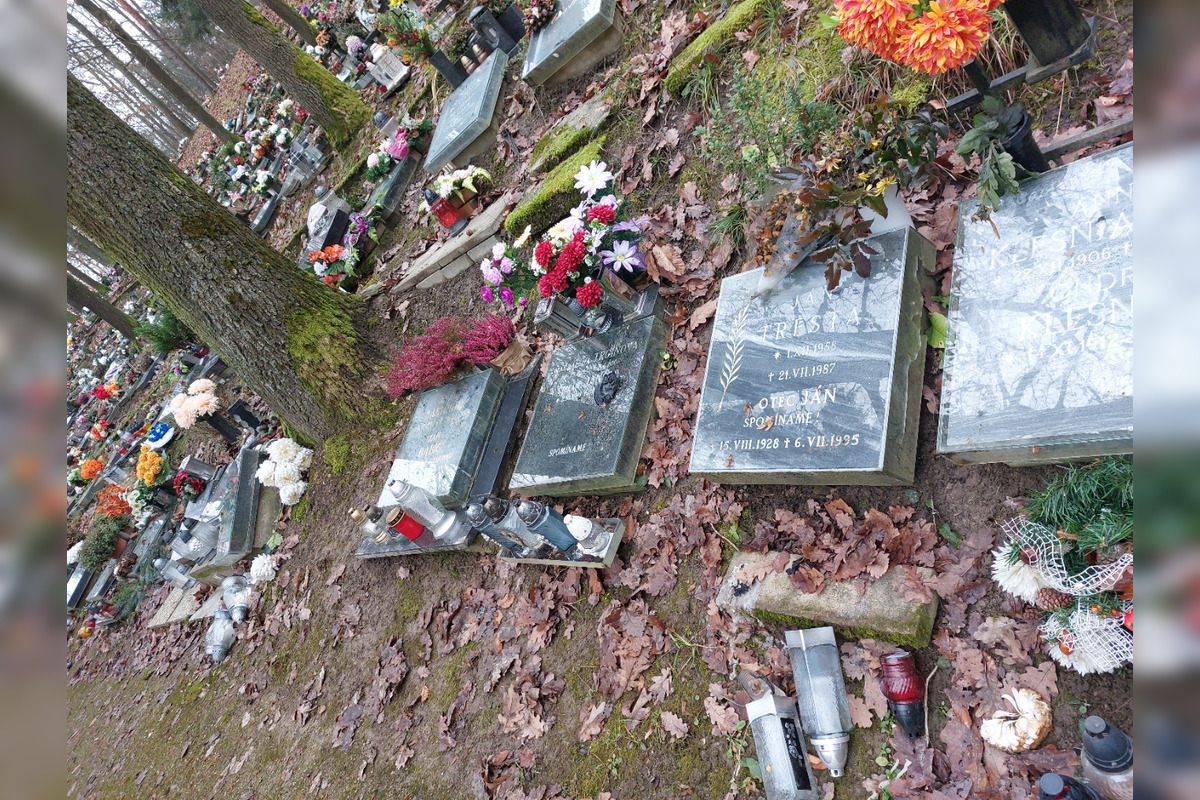 FOTO: Bystričanom sa nepáči, v akom stave je urnový háj či cintorín v Kremničke, , foto 8