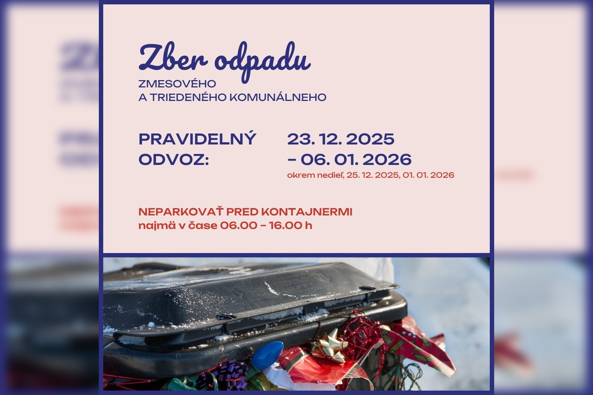 FOTO: Zmeny vo vývoze odpadu počas sviatkov, foto 2