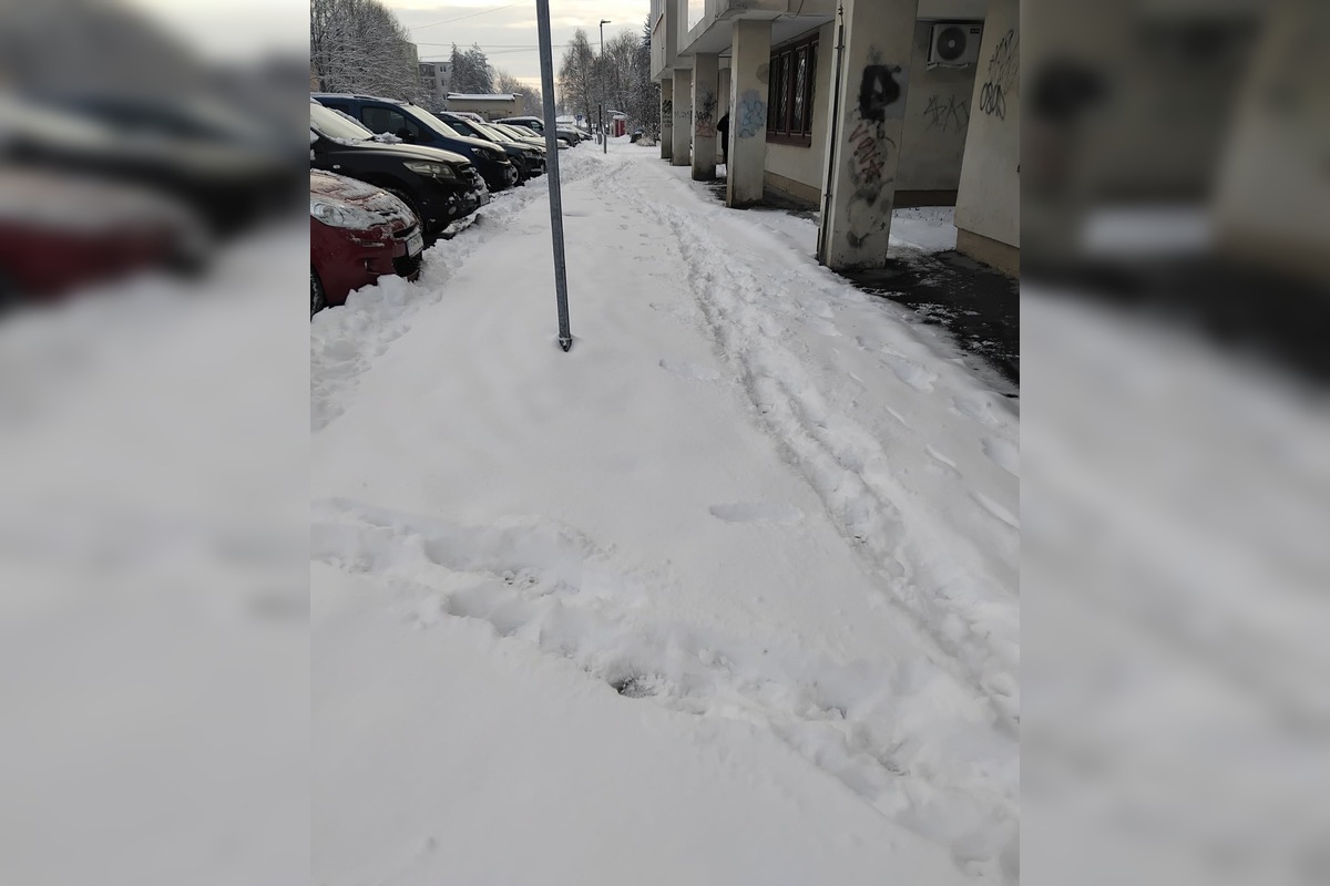 FOTO: V Lučenci napadlo veľké množstvo snehu, foto 4