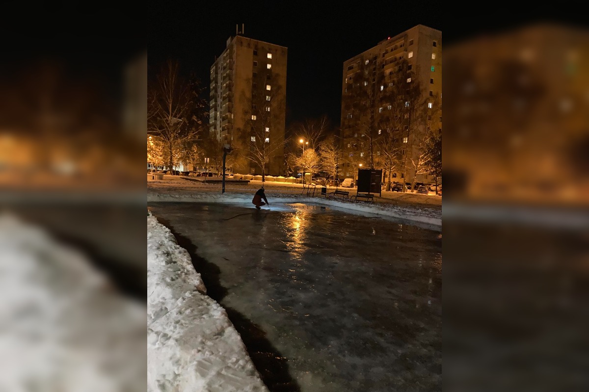 FOTO: Budovanie klziska na Podborovej, foto 2