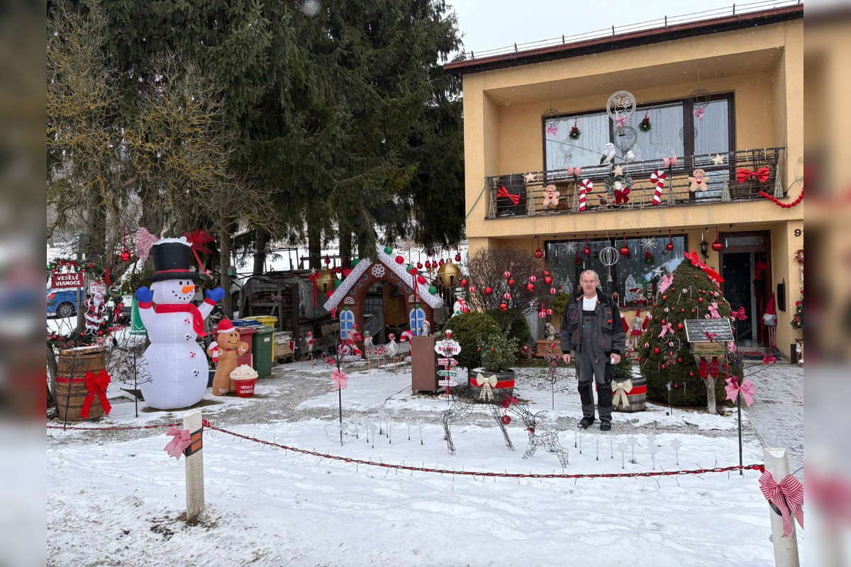 FOTO: Súťaž o najkrajšiu vianočnú výzdobu na Fončorde má už svojho víťaza, foto 6