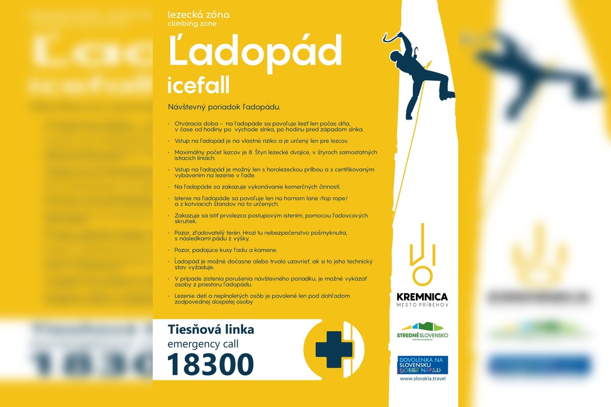 FOTO: Ľadopád v Skalke pri Kremnici, foto 4