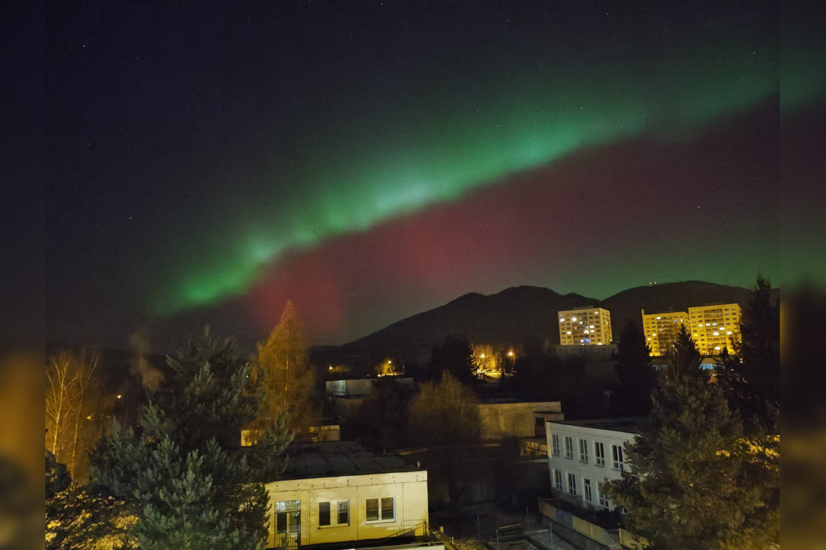 FOTO: Bystričania a Zvolenčania vytvorili krásne zábery polárnej žiari, foto 5