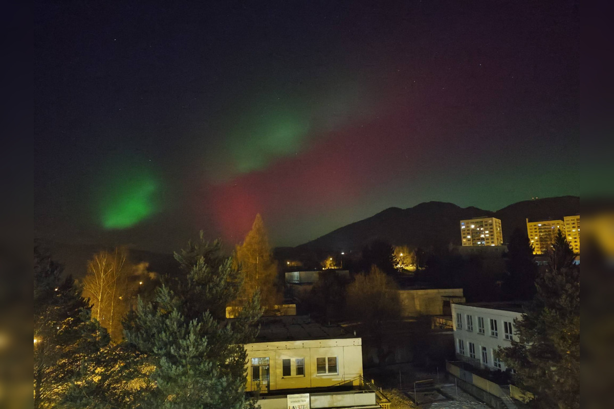 FOTO: Bystričania a Zvolenčania vytvorili krásne zábery polárnej žiari, foto 7