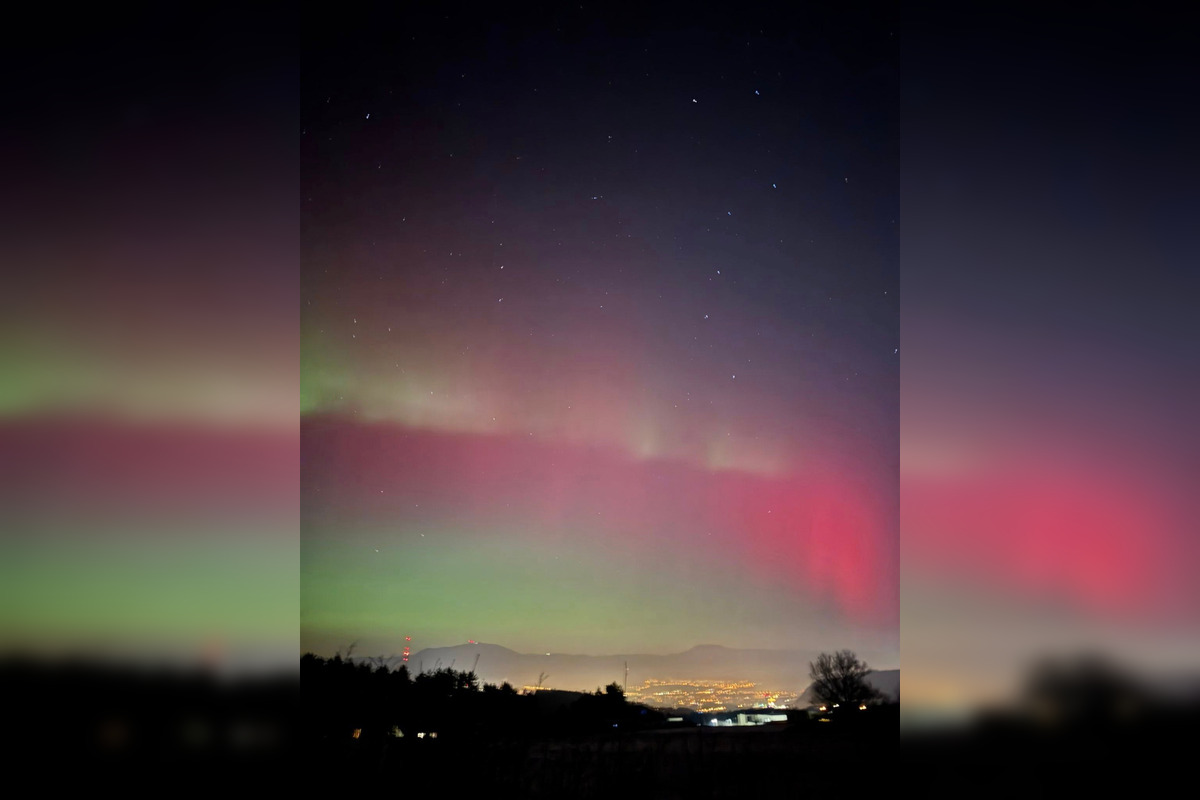 FOTO: Bystričania a Zvolenčania vytvorili krásne zábery polárnej žiari, foto 9