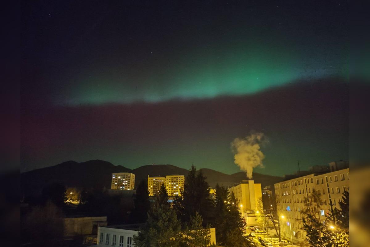 FOTO: Bystričania a Zvolenčania vytvorili krásne zábery polárnej žiari, foto 10