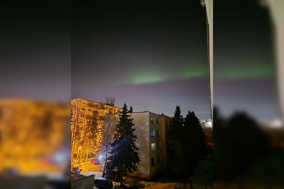 FOTO: Bystričania a Zvolenčania vytvorili krásne zábery polárnej žiari, foto 11