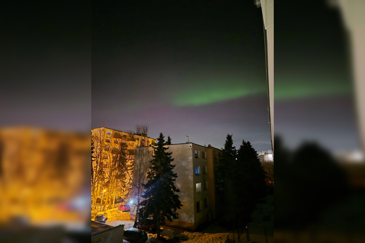 FOTO: Bystričania a Zvolenčania vytvorili krásne zábery polárnej žiari, foto 12