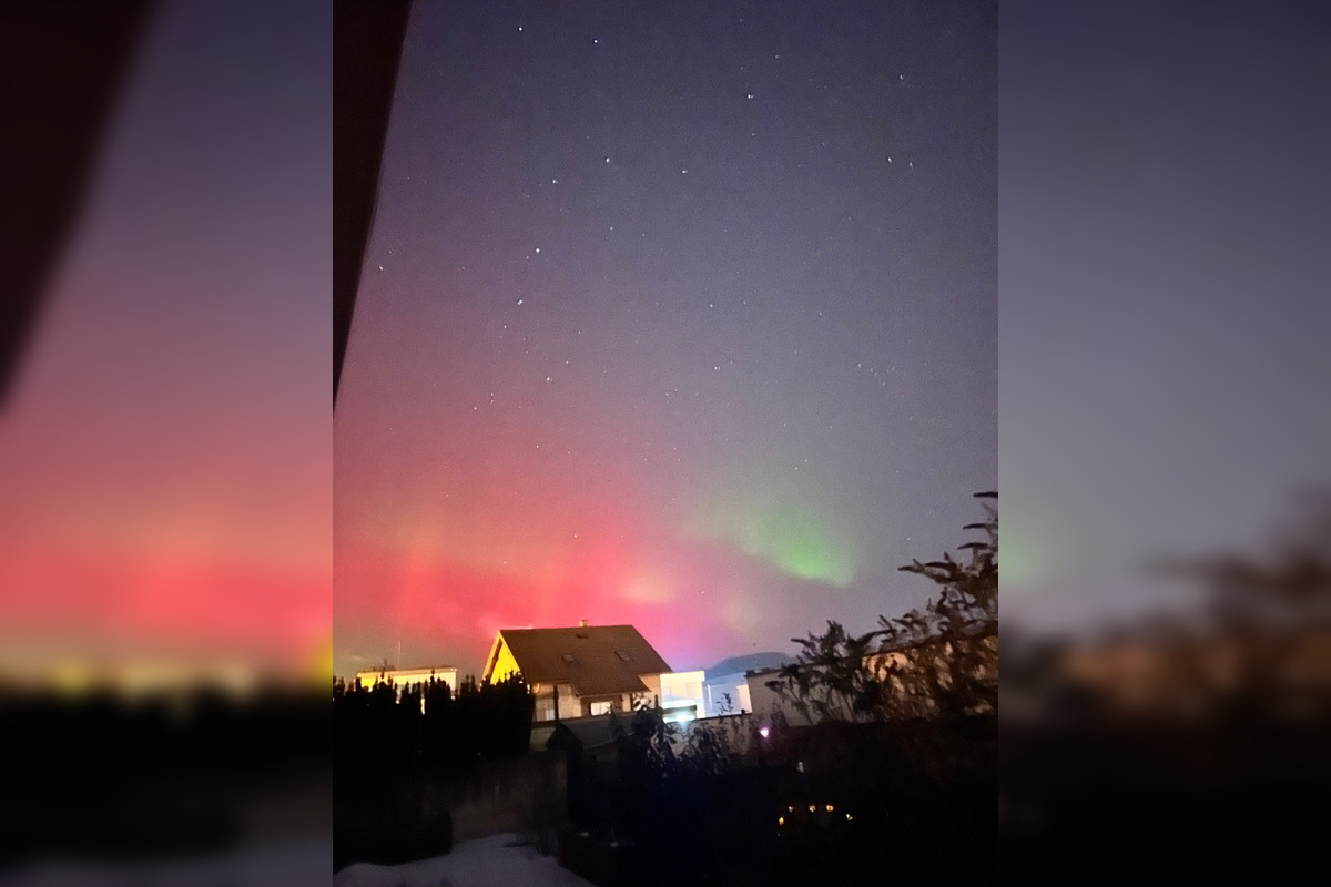 FOTO: Bystričania a Zvolenčania vytvorili krásne zábery polárnej žiari, foto 14