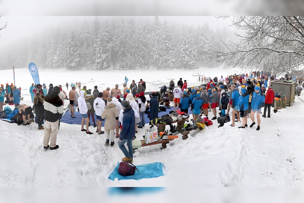 FOTO: Tajch Klinger zaplnili otužilci, foto 13