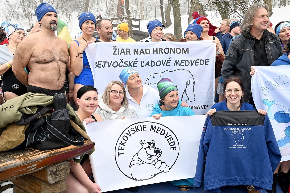 FOTO: Tajch Klinger zaplnili otužilci, foto 15