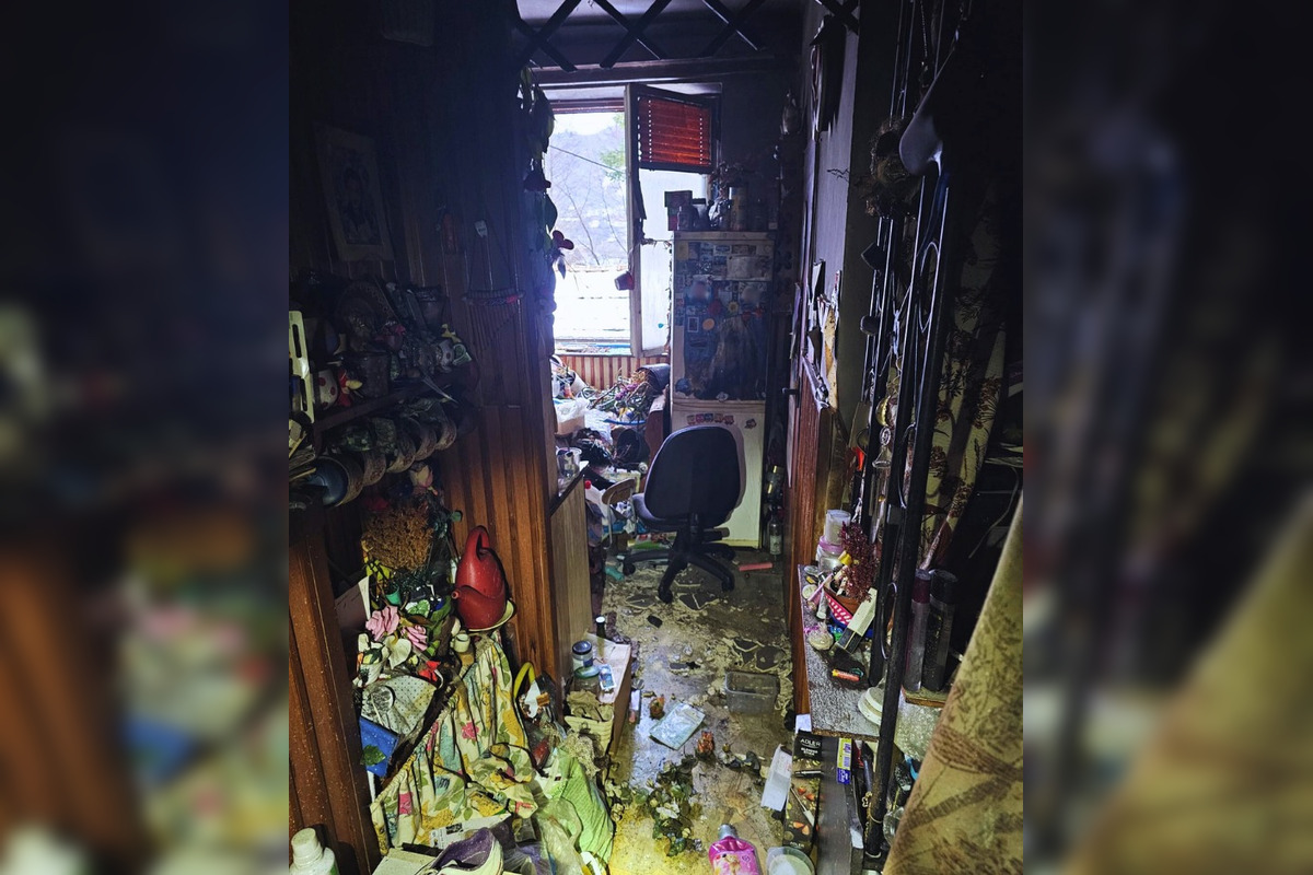 FOTO: Požiar bytu v Poltári, foto 3