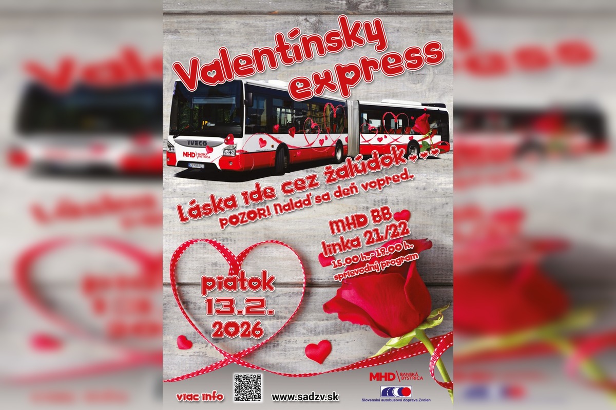 FOTO: V Banskej Bystrici vyrazí Valentínsky express už po piatykrát, foto 1