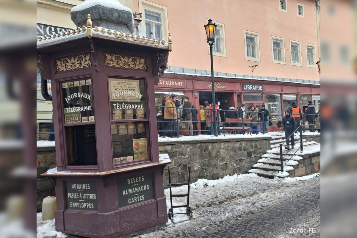 FOTO: Filmovanie zahraničného seriálu v centre Banskej Štiavnice, foto 11
