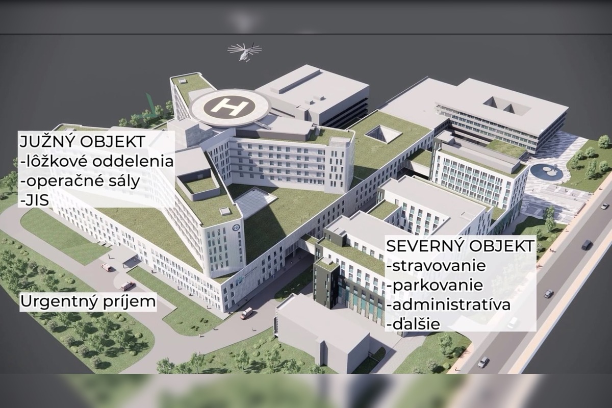 FOTO: Výstavba novej nemocnice pokračuje, foto 1