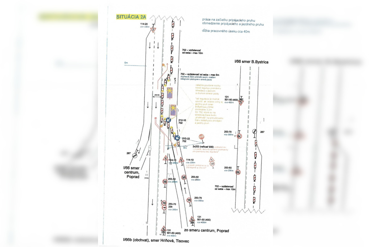 FOTO: Brezno upozorňuje na uzáveru frekventovanej cesty smerom na Bystricu, foto 2