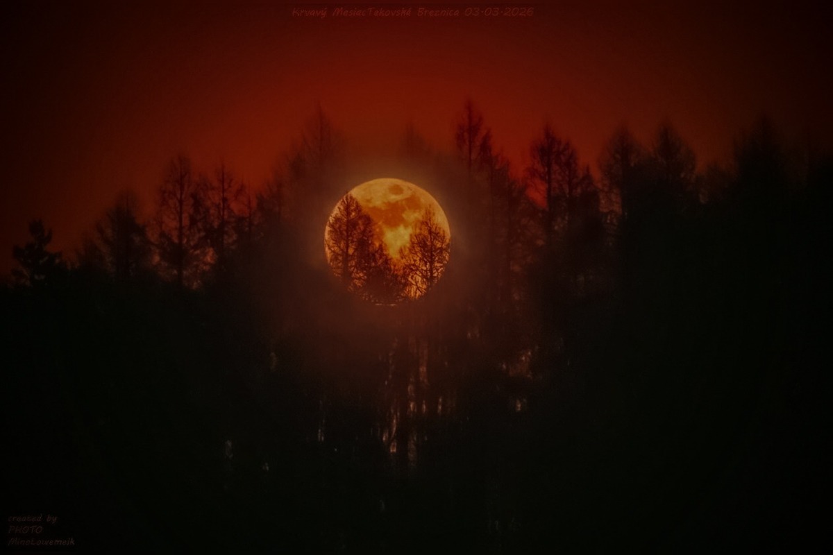 FOTO: Fascinujúci spln nad stredným Slovenskom, foto 5