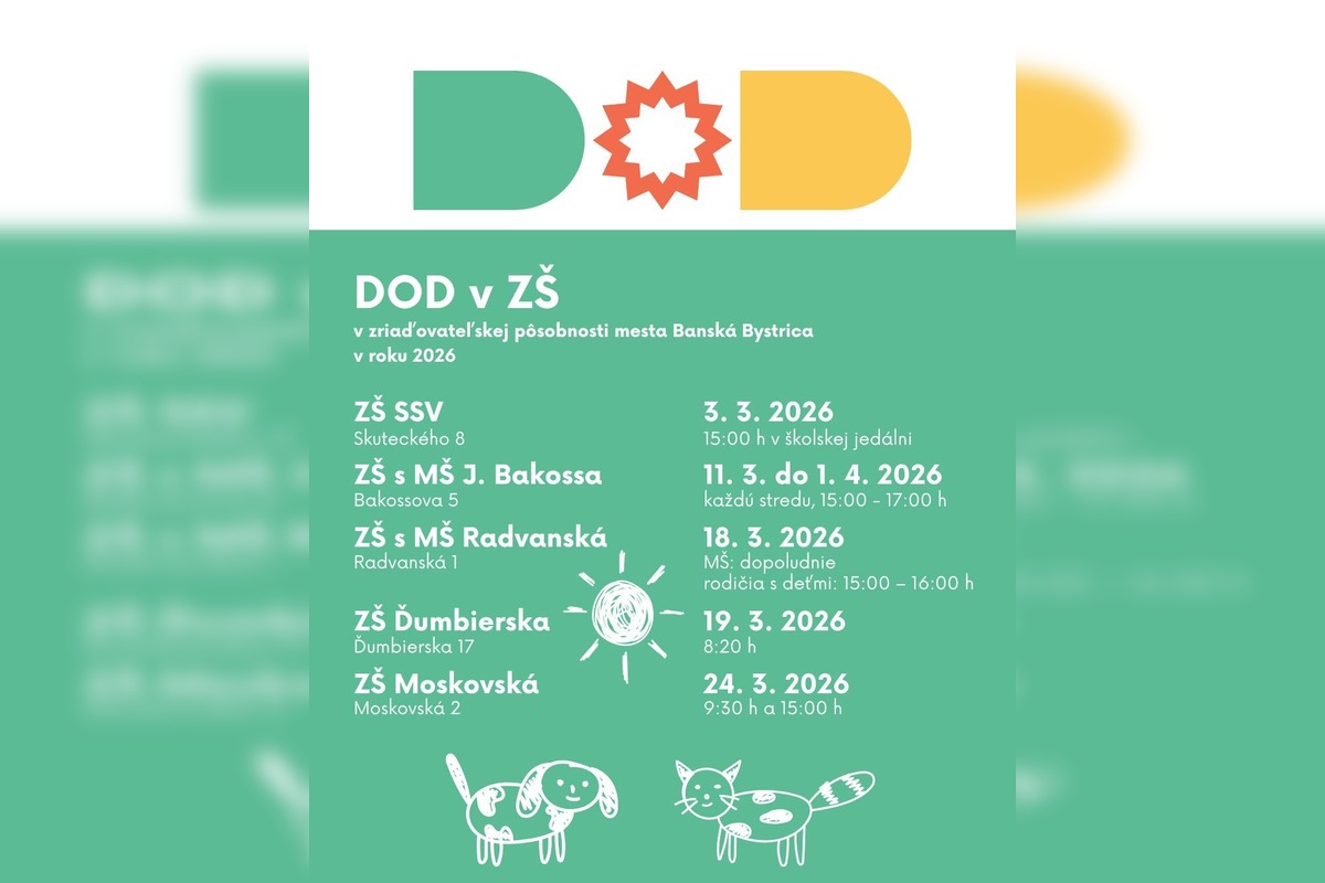 FOTO: Školy v Banskej Bystrici pozývajú rodičov na DOD, foto 2