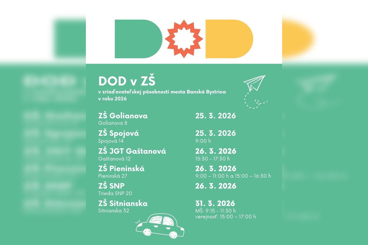 FOTO: Školy v Banskej Bystrici pozývajú rodičov na DOD, foto 3