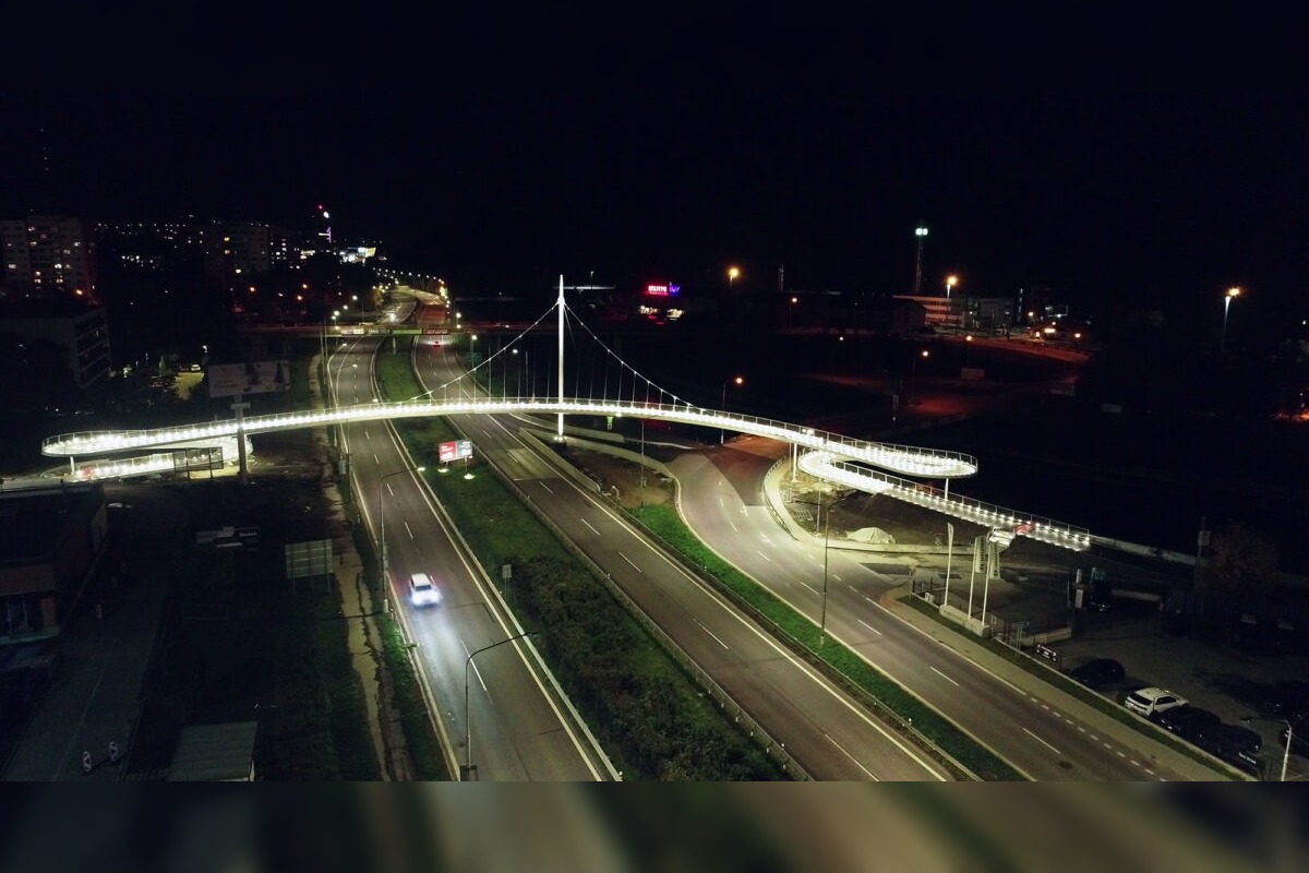 FOTO: Cyklomost ponad rýchlostnú cestu R1 v Banskej Bystrici, foto 5