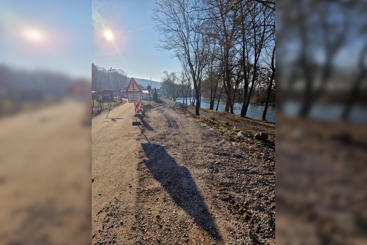FOTO: Vo Vlkanovej vzniká cyklotrasa, pozrite si aktuálne zábery, foto 4