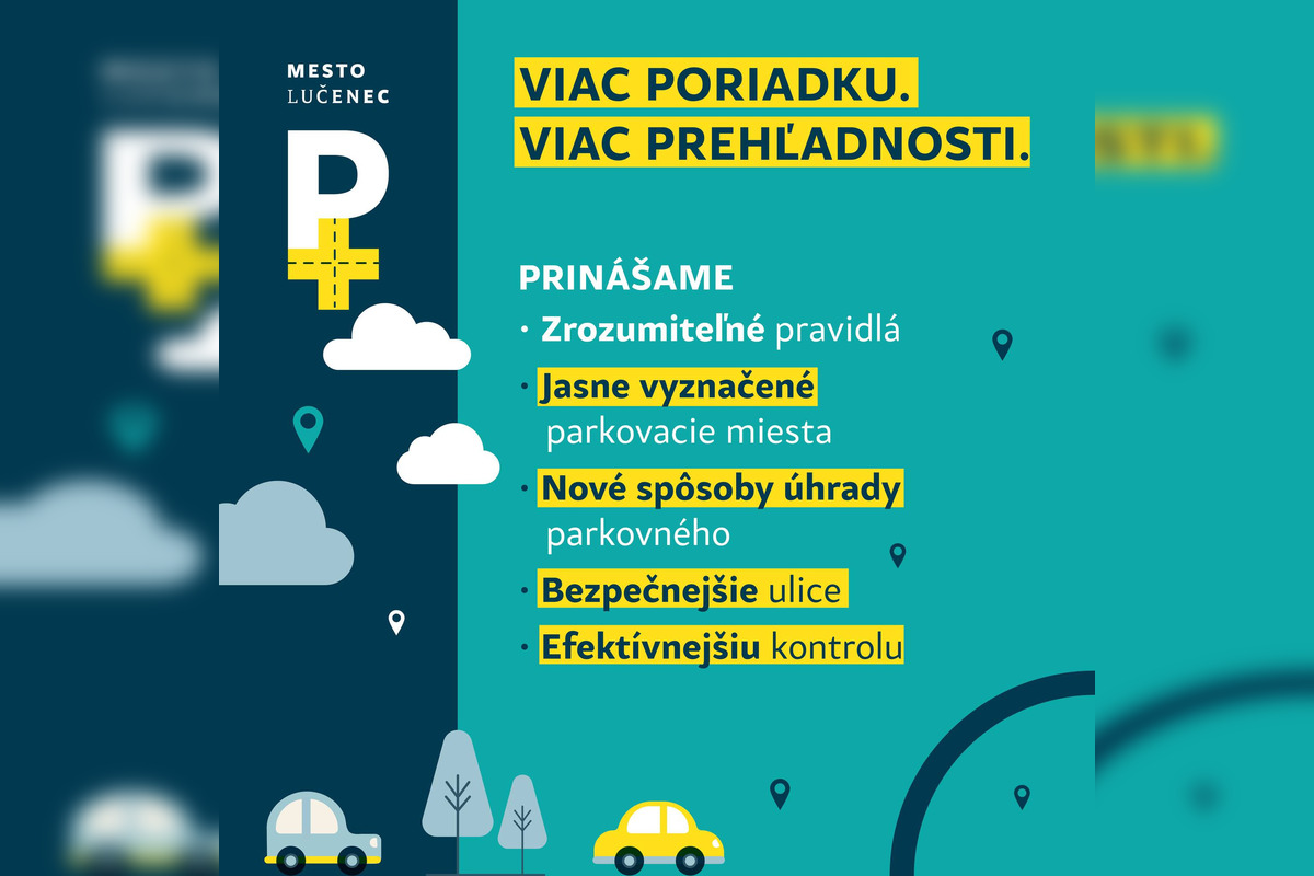 FOTO: Mesto Lučenec chce už čoskoro spustiť novú reguláciu parkovania, foto 3