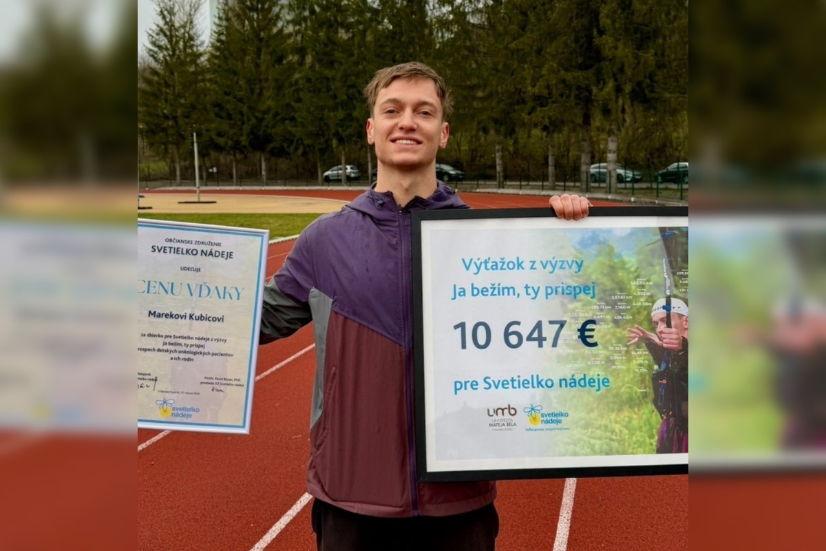FOTO: Marek pre Svetielko nádeje vyzbieral rekordnú sumu, foto 1