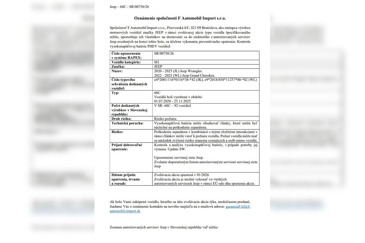 FOTO: Pozor, tieto autá môžu byť nebezpečné! SOI zverejnila zoznam, majitelia by mali okamžite konať, foto 7