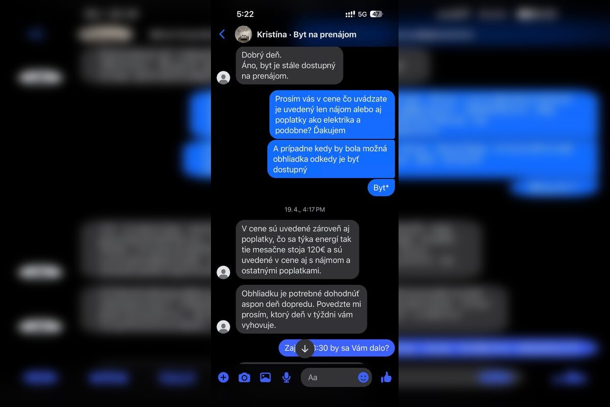 FOTO: Ponuka podozrivého prenájmu vo Zvolene, foto 1