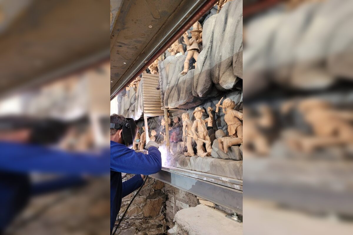 FOTO: Banícky orloj v Španej Doline čaká oprava, foto 5