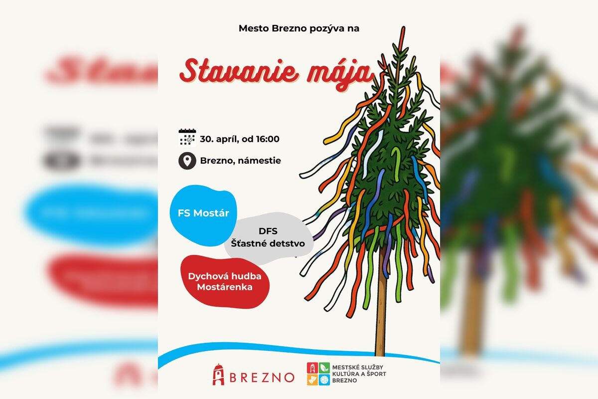 FOTO: Stavanie májov oživí mestá Banskobystrického kraja, foto 2