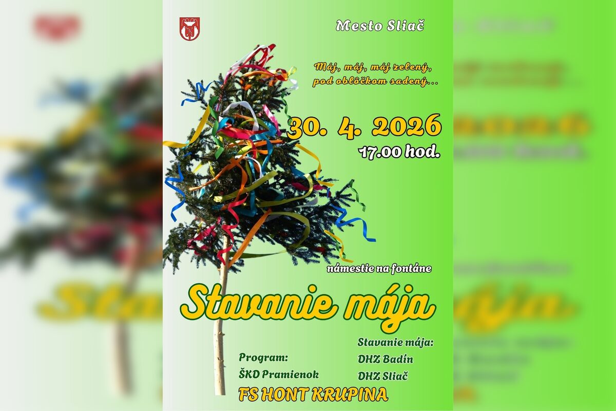 FOTO: Stavanie májov oživí mestá Banskobystrického kraja, foto 5