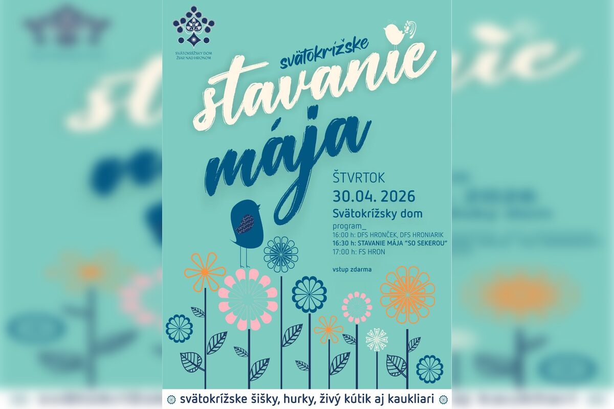 FOTO: Stavanie májov oživí mestá Banskobystrického kraja, foto 7