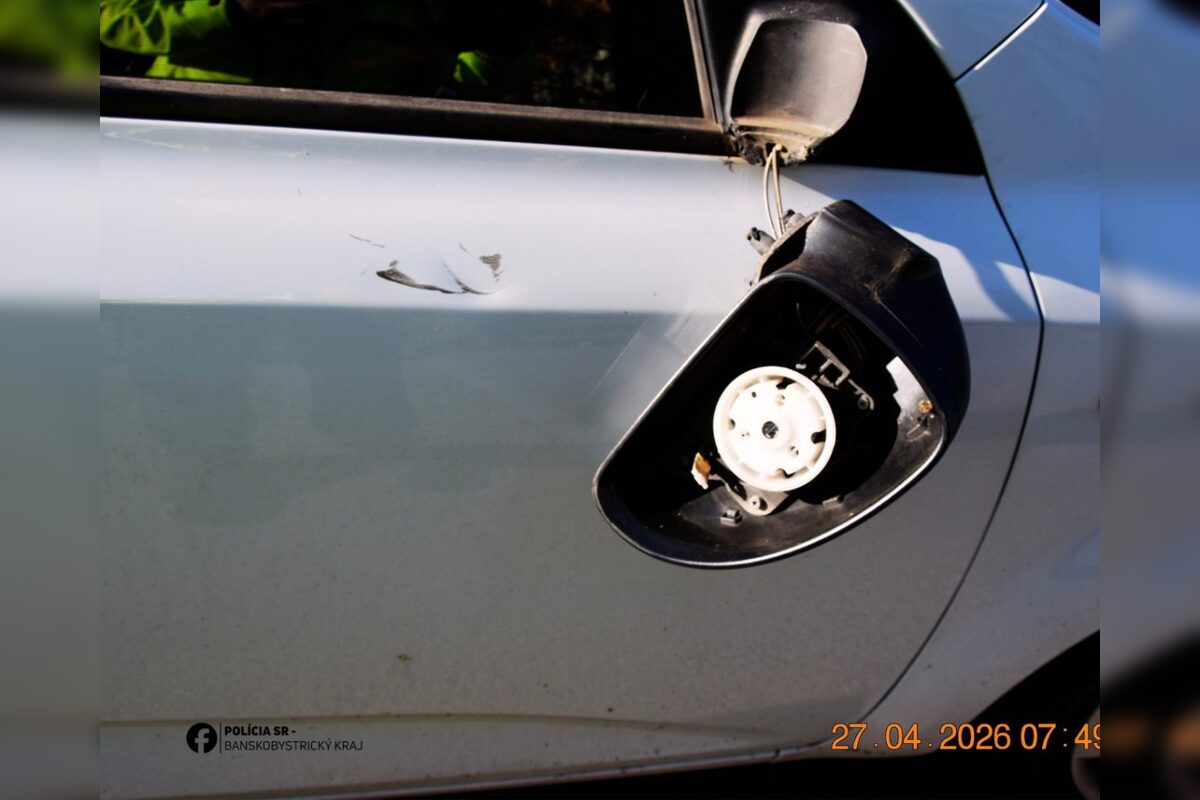 FOTO: Dopravná nehoda na križovatke v Lučenci, foto 2