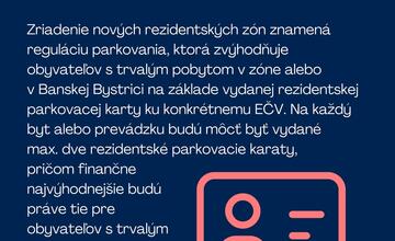 FOTO: Banskobystrických vodičov čakajú zmeny. Mesto vytvorí nové rezidentské zóny
