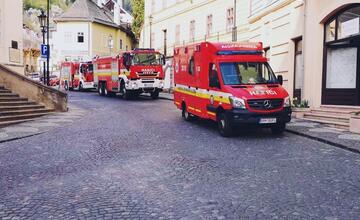 FOTO: Evakuácia v Banskej Štiavnici