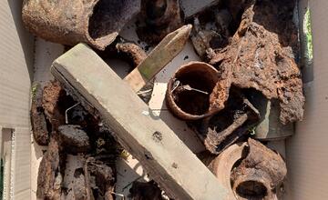 FOTO: Pri zaniknutých obciach na strednom Slovensku našli starú vojenskú techniku