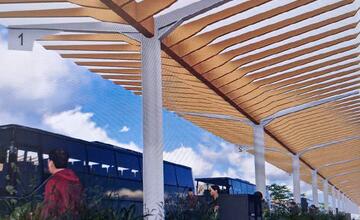 FOTO: Žiar nad Hronom otvorí autobusovú čakáreň, ktorá vznikla z bývalej herne