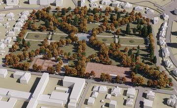 FOTO: Ako bude vyzerať obnovený park v Banskej Bystrici?