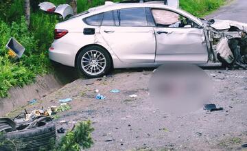 FOTO: Dopravná nehoda v Klenovci mala tragické následky