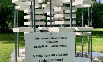 FOTO: V Banskej Bystrici obnovili známy Hexagon. Vstup je na vlastnú zodpovednosť
