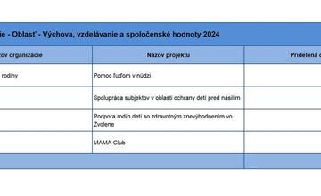 FOTO: Zvolen rozdelil dotácie vo výške takmer 300-tisíc eur. Kto dostal peniaze?