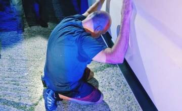 FOTO: Zadržaný páchateľ