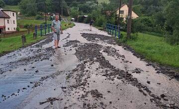 FOTO: Intenzívne búrky spôsobili pri Kozelníku veľké škody